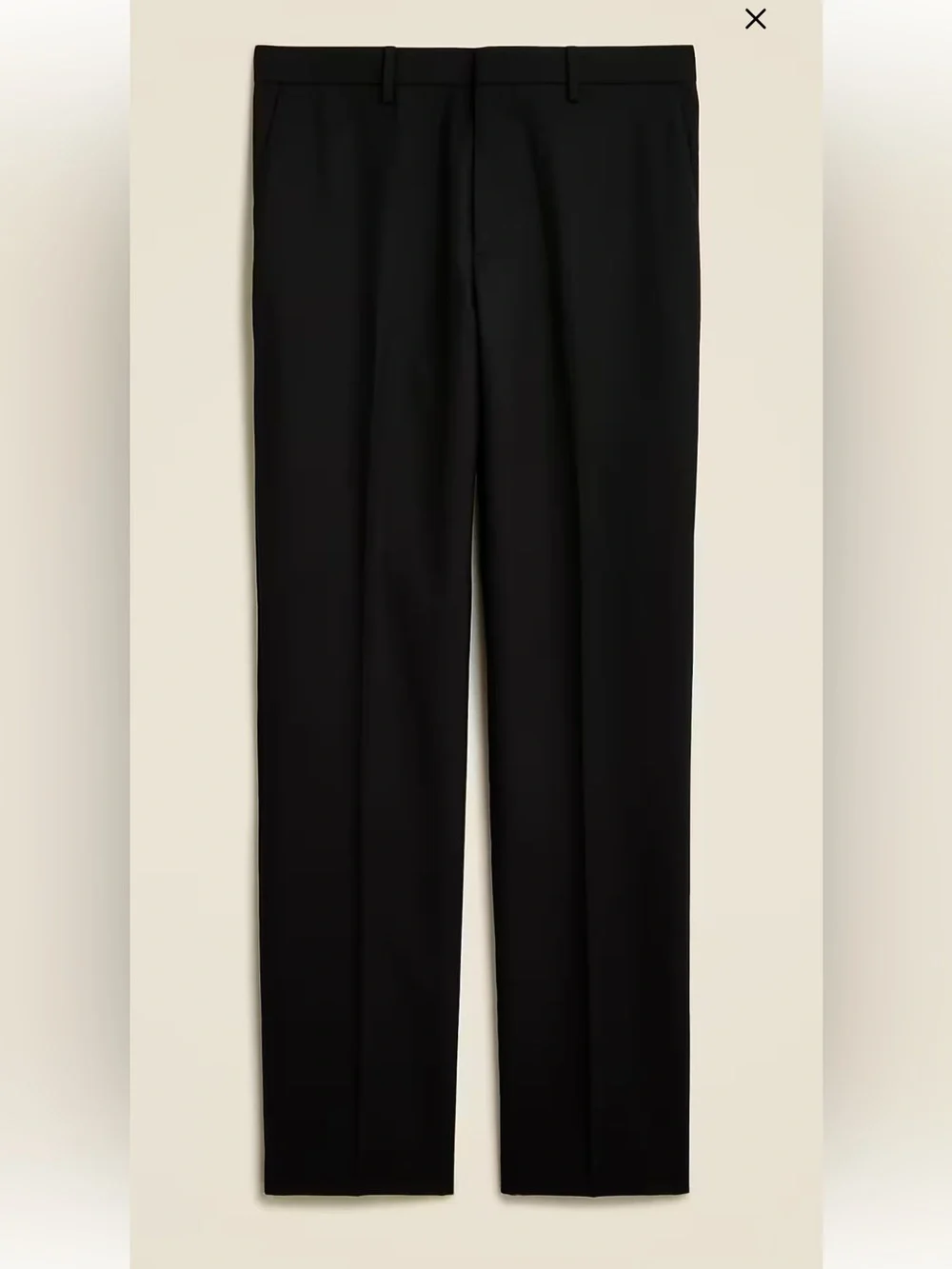 NWT! J.Crew Bowery Navy dress pant in wool blend. Men’s 36X32
